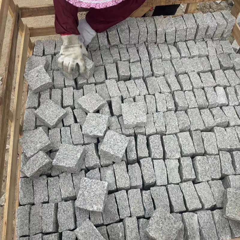 Natural Split G603 Grey Granite Cubes for Brick Pavers and Outdoor Paving
