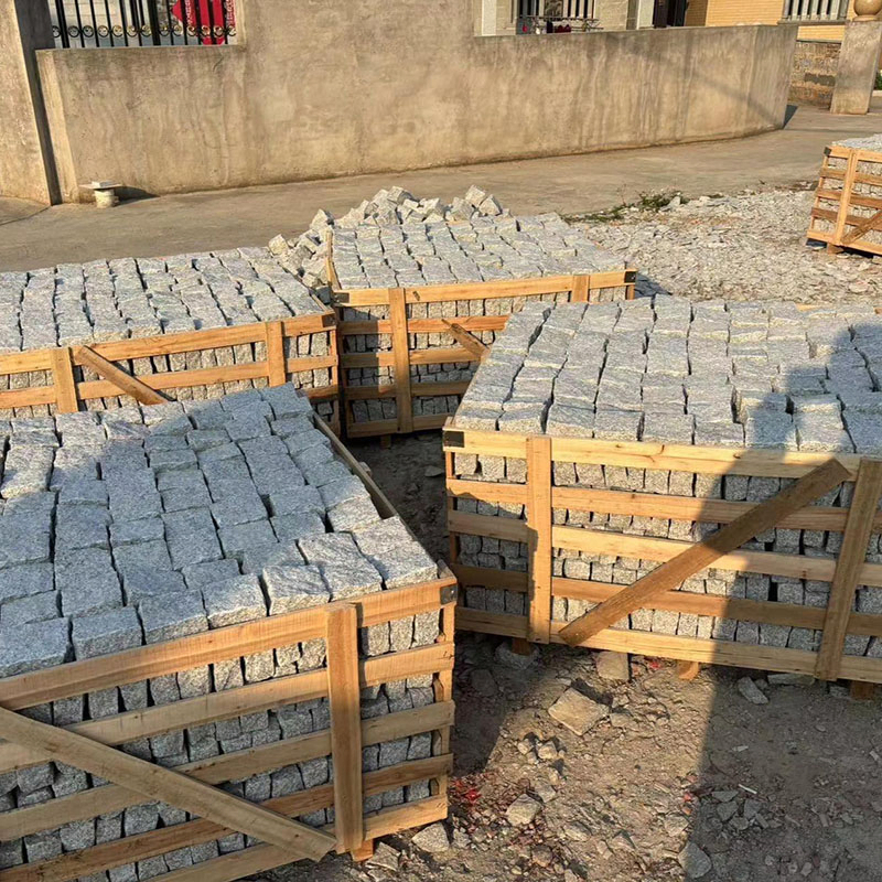 Natural Split G603 Grey Granite Cubes for Brick Pavers and Outdoor Paving