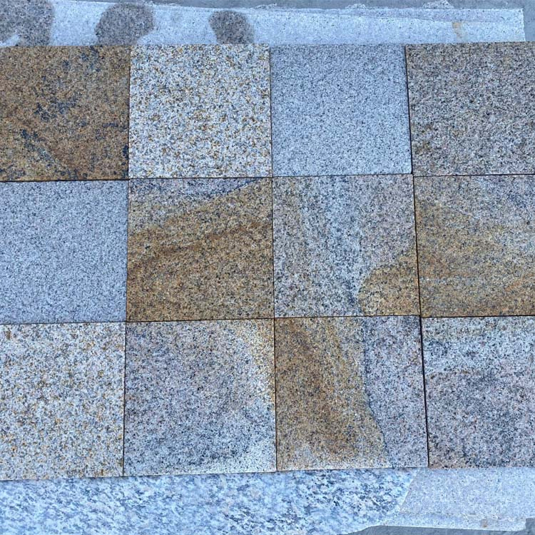 G682 Yellow Rusty Beige Granite Paving Stone for Outdoor Landscaping