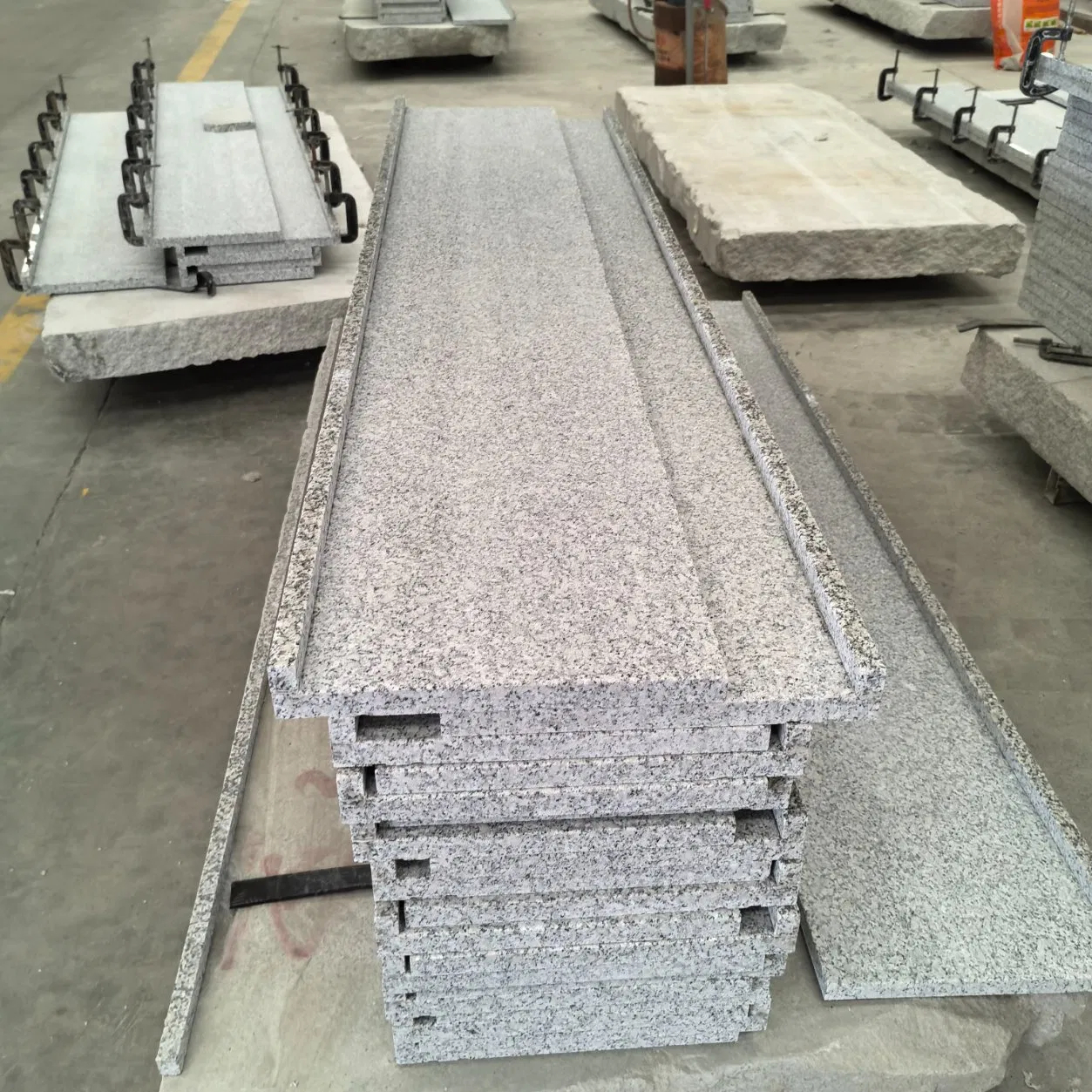 Polished Light Grey G603 Granite Window Sills