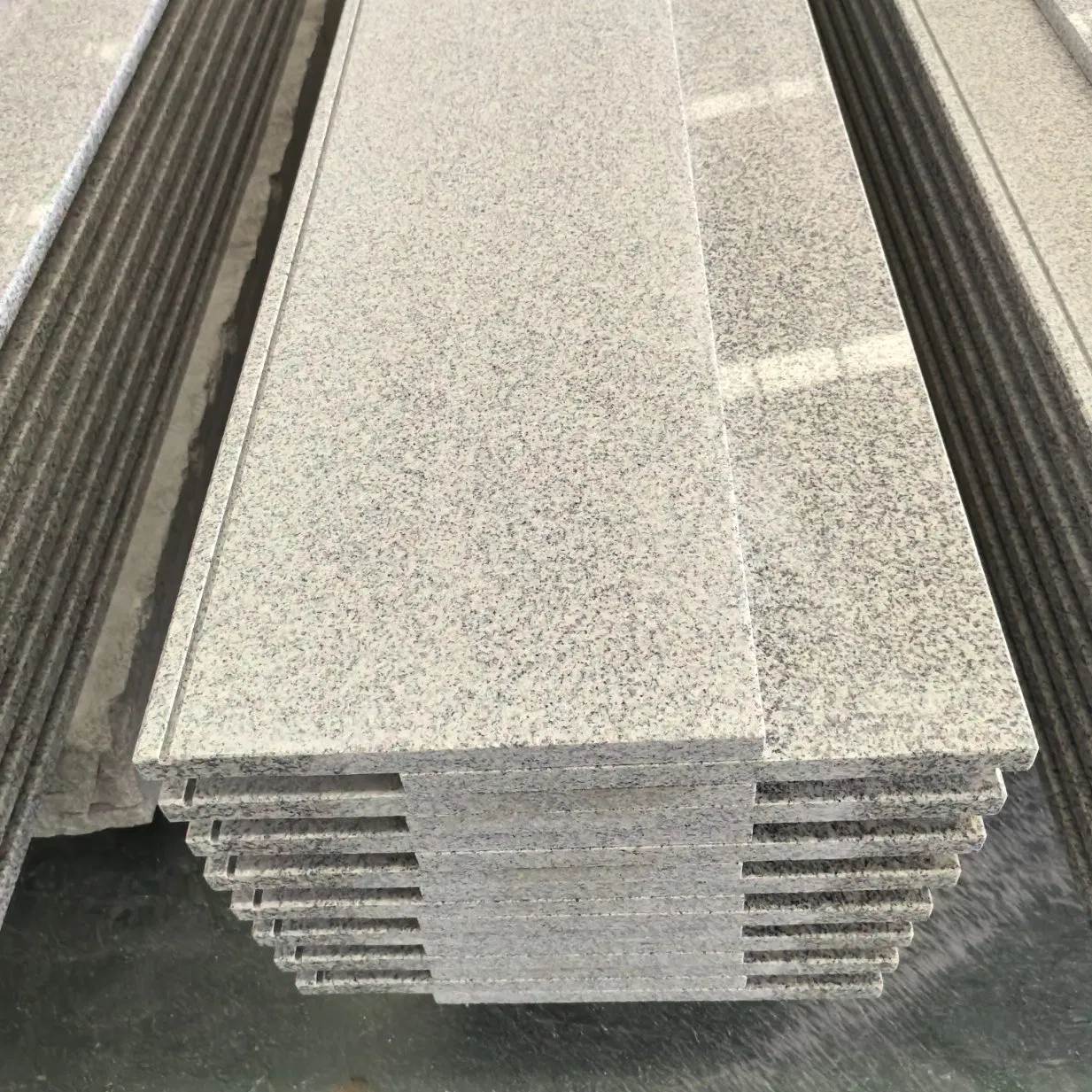 Polished Light Grey G603 Granite Window Sills