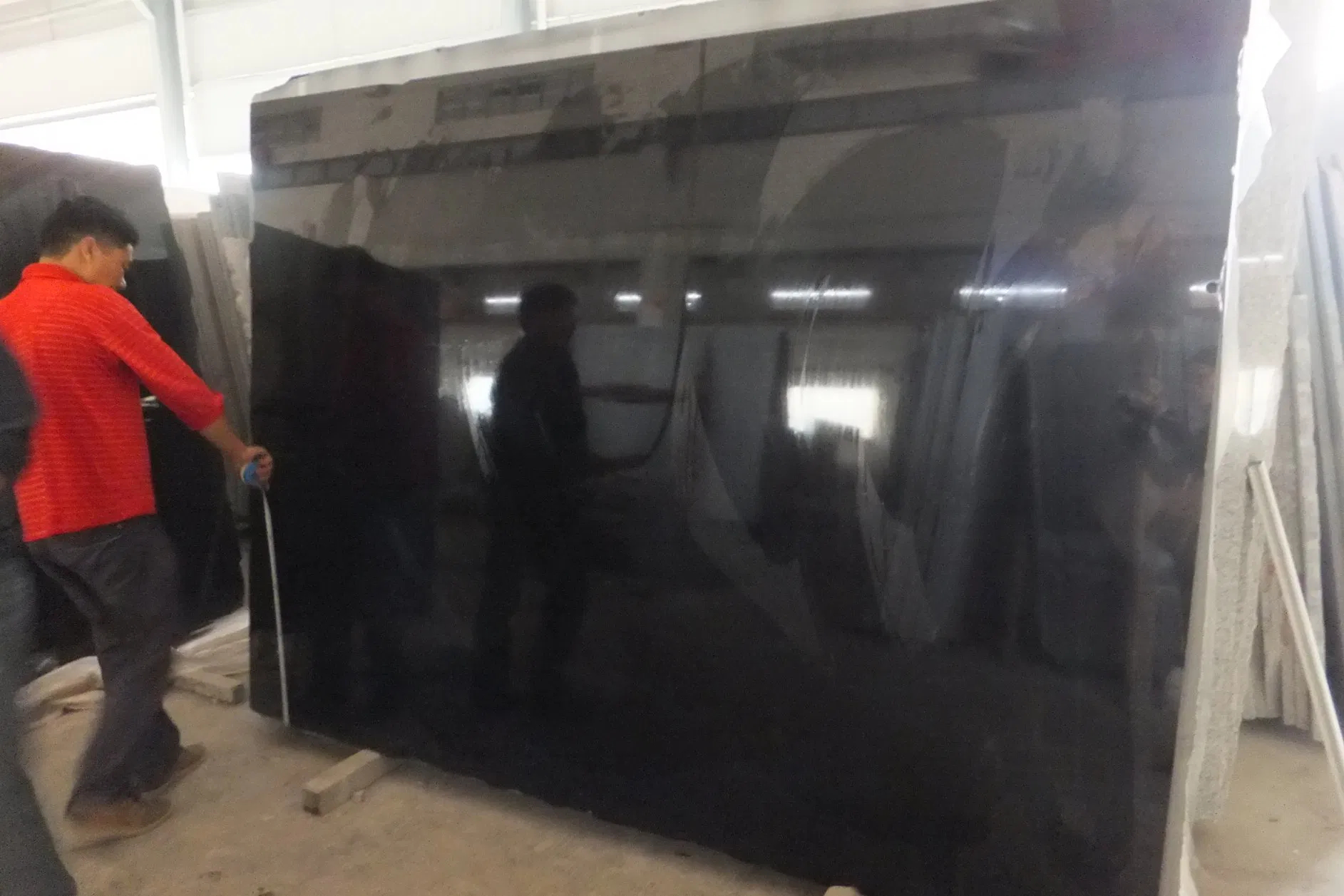 Shanxi Black Granite Gangsaw Big Slabs
