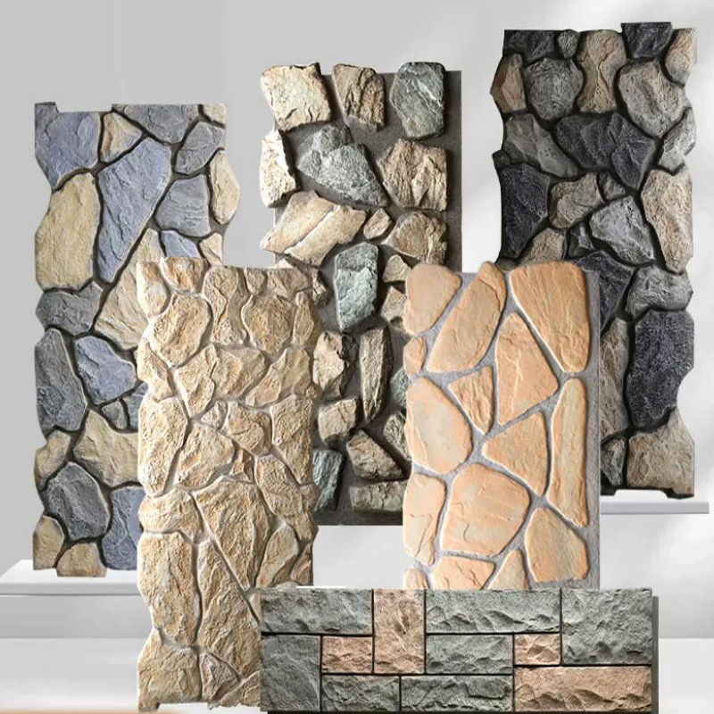 PU Faux Rock Culture Stone Wall Panel